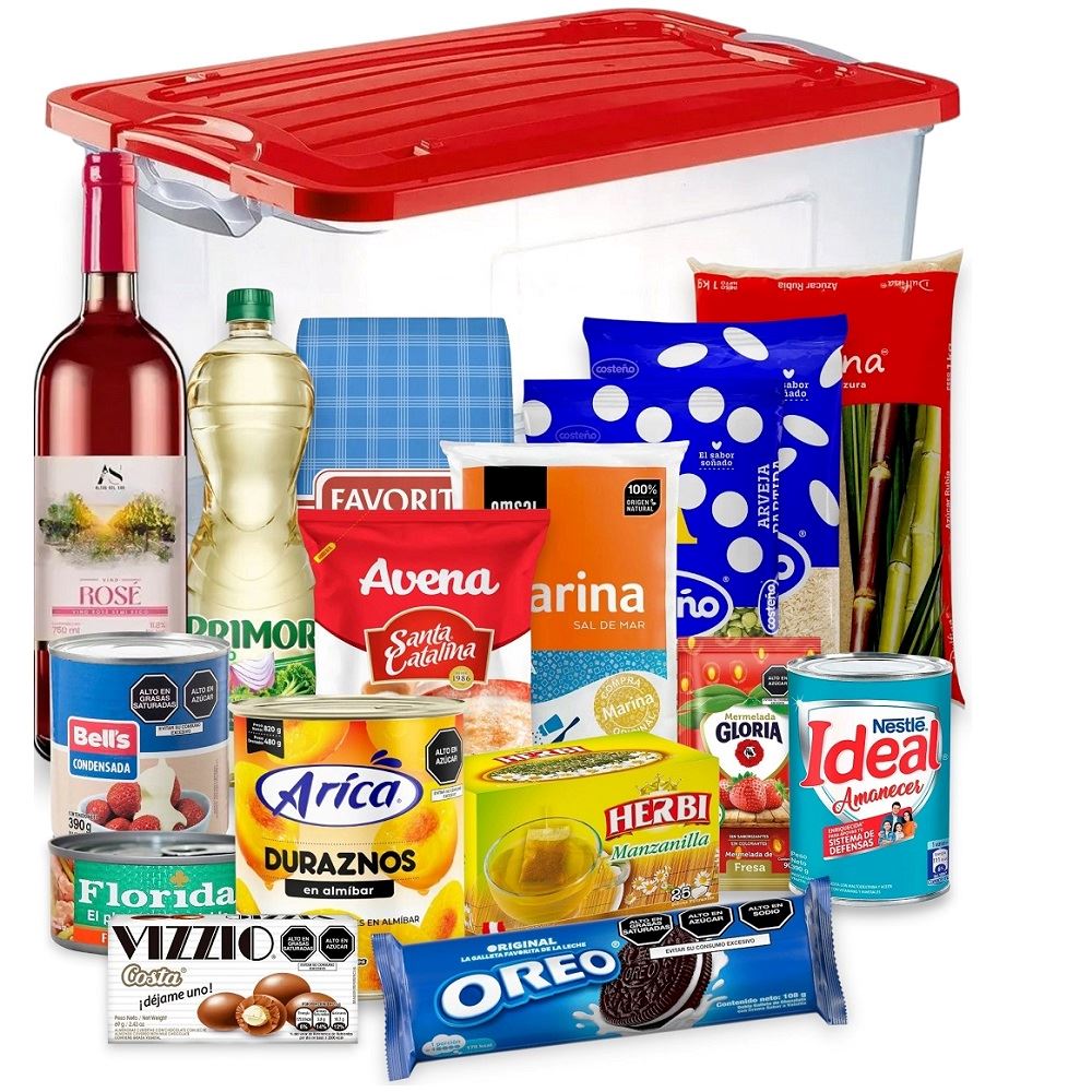 CANASTA DE VIVERES BOX DE REGALOS GENERAL 4